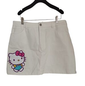 Hello Kitty Denim Skirt Size XL NWT